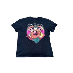 Mahna Mahna Muppet Show TShirt XL Mens Graphic Tee Black Cotton